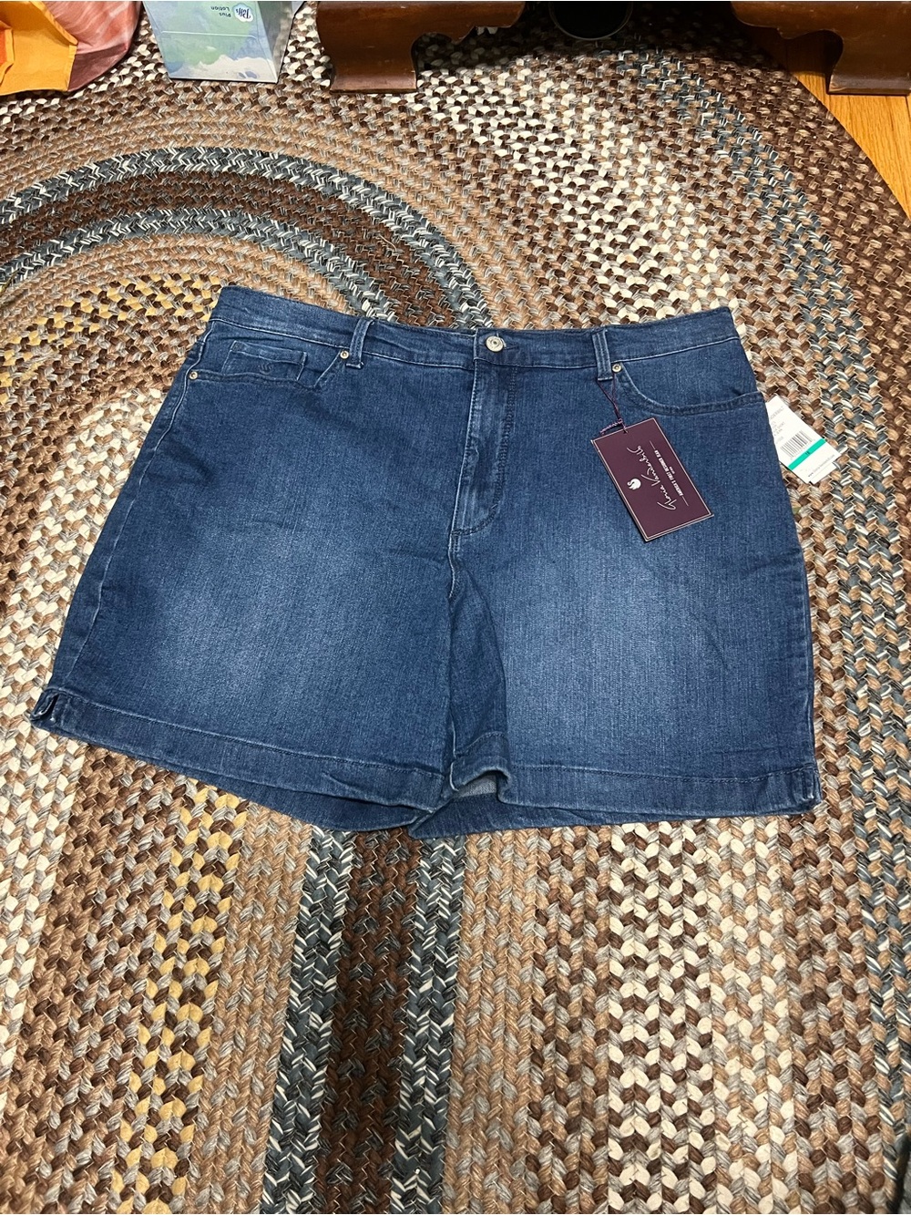 Gloria Vanderbilt Dark Blue Denim Shorts